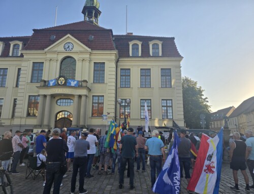 Demo am 12.08.2024 in Teterow auf dem Marktplatz wird von der AfD unterstützt