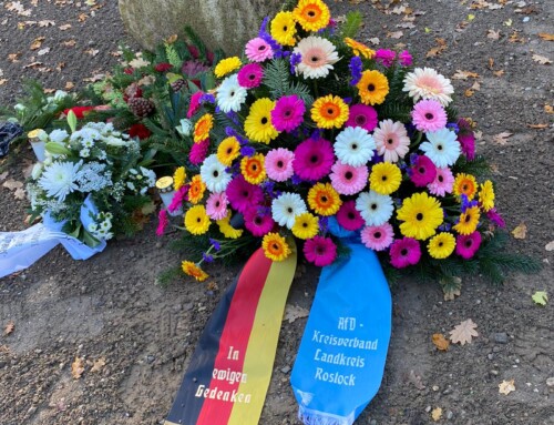 Volkstrauertag- Kranzniederlegung in Bad Doberan am 17.11.2024