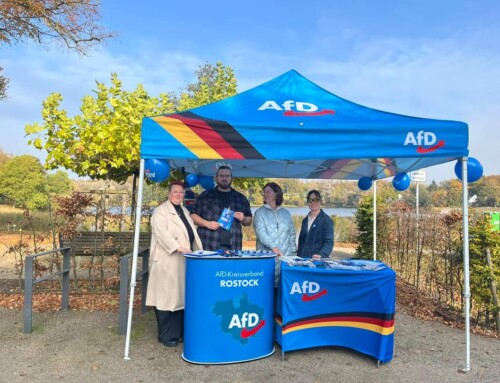 Infostand in Satow -am See 19.10.2024