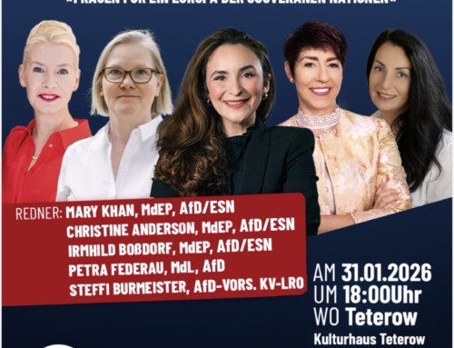 Frauen im politischen Dialog – Kulturhaus Teterow 31.01.2026 ab 18.00 Uhr