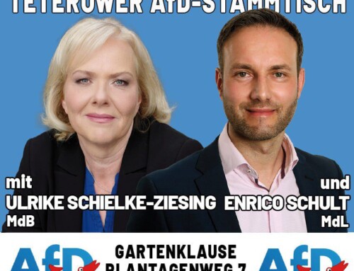 Stammtisch Teterow am 12.02.2026 ab 18.00 Uhr in der Gartenklause