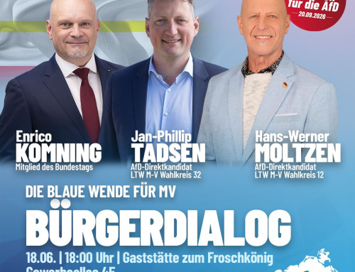 18.06. Bürgerdialog mit Hans-Werner Moltzen und seinen Gästen in Elmenhorst
