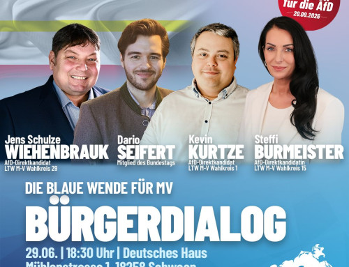 Bürgerdialog in Schwaan: Steffi Burmeister läd Sie zu Gesprächen mit erfahrenen Gästen der Region