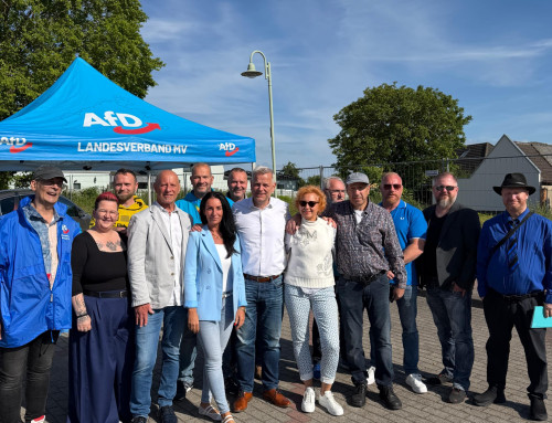 MV-Tour von Leif-Erik Holm hält in Teterow, Laage und Sanitz