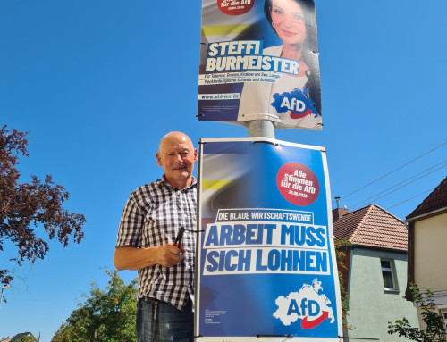 Endspurt im Landkreis Rostock: Das große Plakatieren zur Landtagswahl hat begonnen!