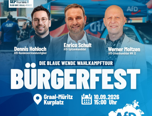 10.09.26 Bürgerfest in Graal-Müritz: Politisches Highlight mit Dennis Hohloch und Enrico Schult!